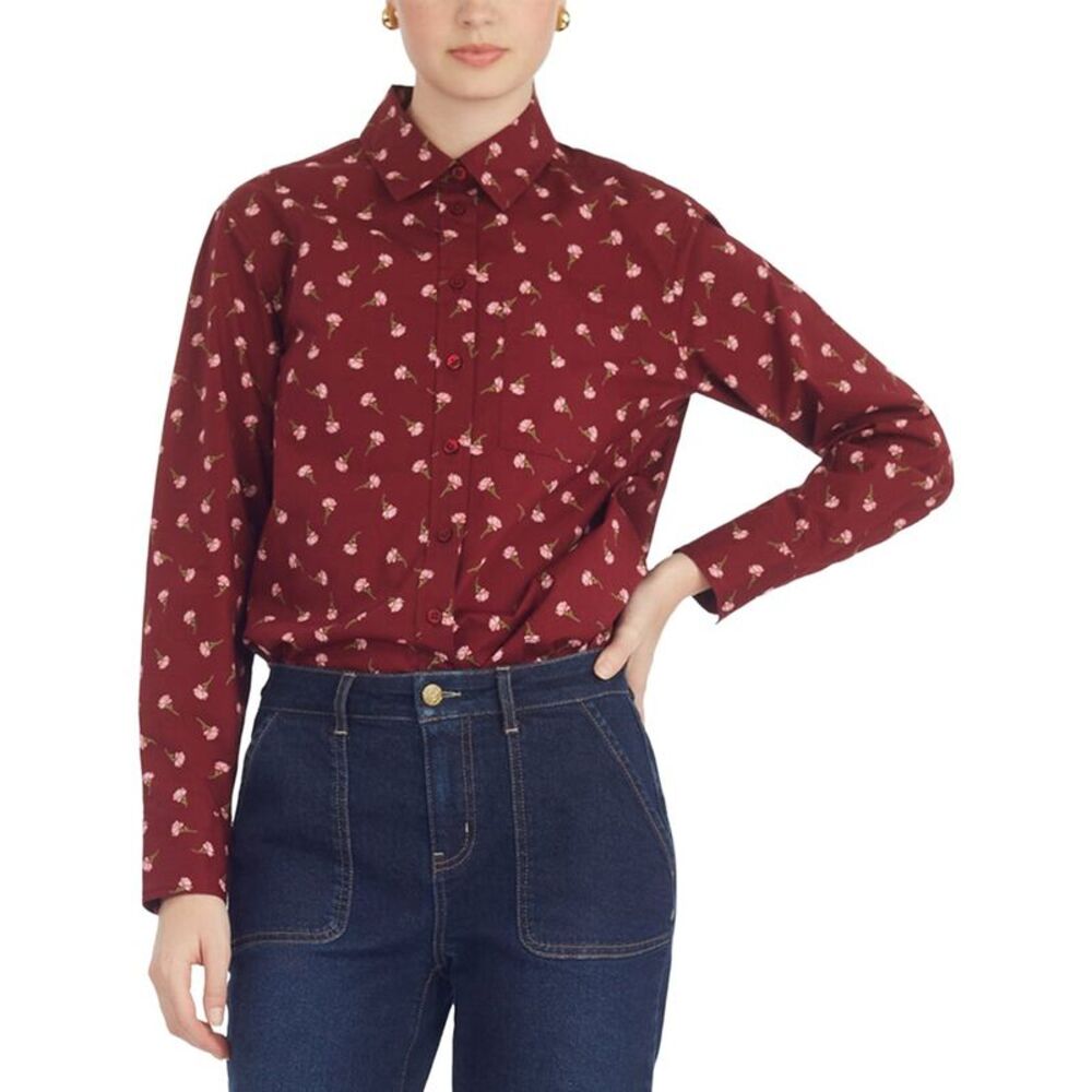 Draper James Womens  Button Top